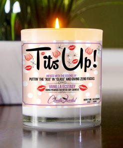 Tits Up Table Candle