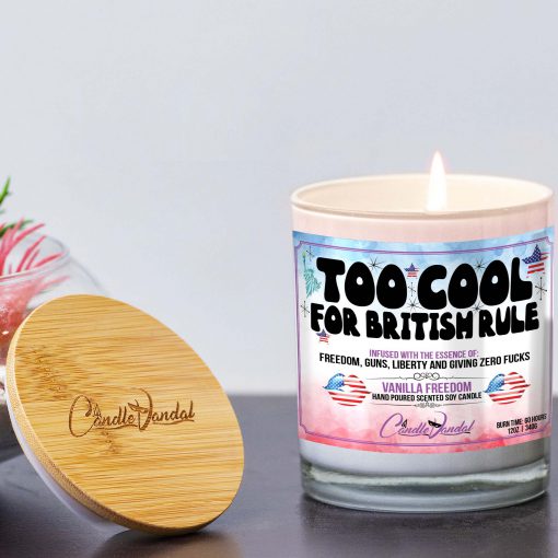 Too Cool For British Rule Lid And Candle