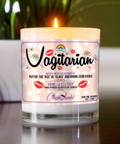 Vagitarian Table Candle