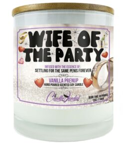 Wife Of The Party Candle