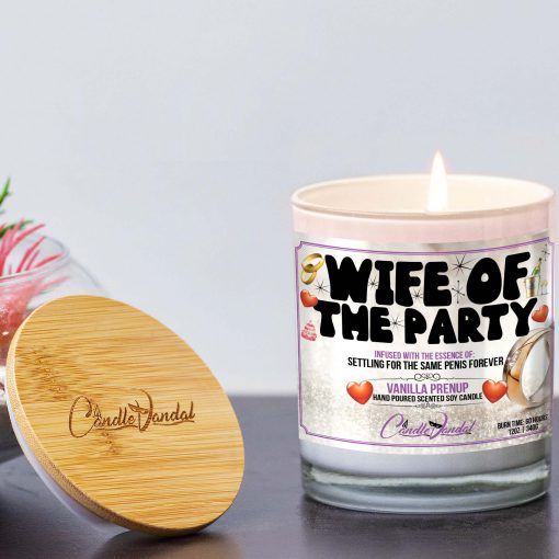 Wife Of The Party Lid And Candle